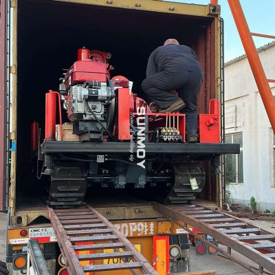 HG300D履带式钻机发往玻利维亚-231030