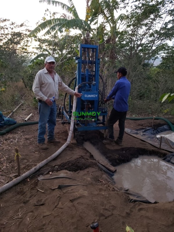 HF260D water well drilling machine in Guatemala
