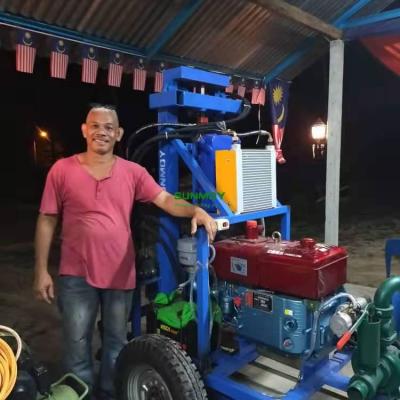 HF260D water well drilling machine in Malaysia