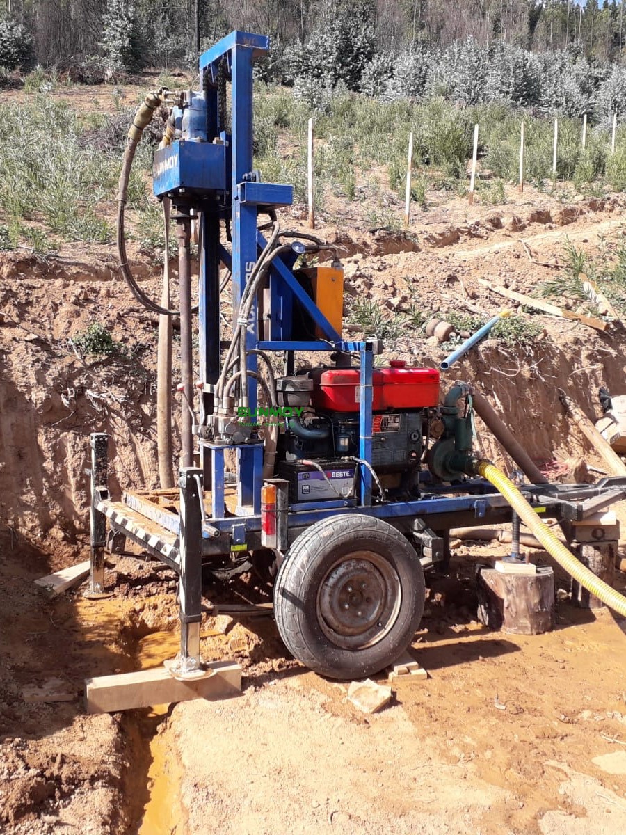 HF260D water drilling machine is operated in Chile