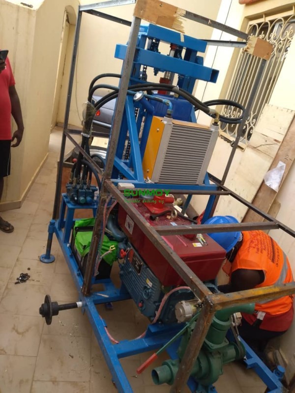 HF260D water well drilling machine in Malawi