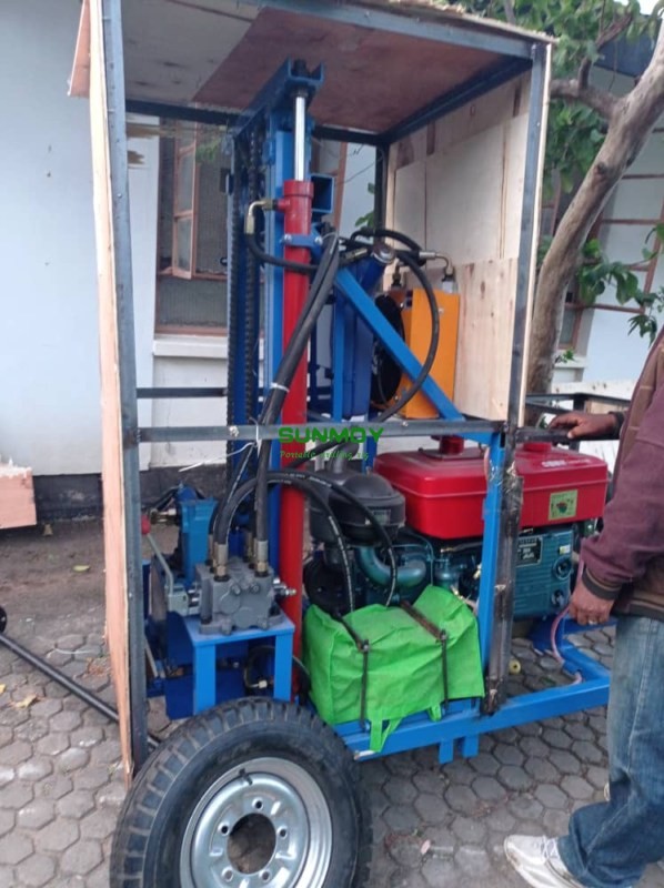 HF300D water well drilling machine in TANZANIA