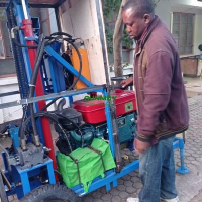 HF300D water well drilling machine in TANZANIA