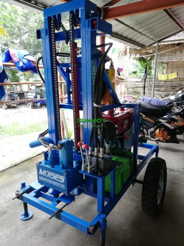 HF260D borehole well drilling rig in Philippines