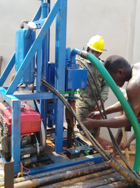 HG260D borehole well drilling rig in Senegal