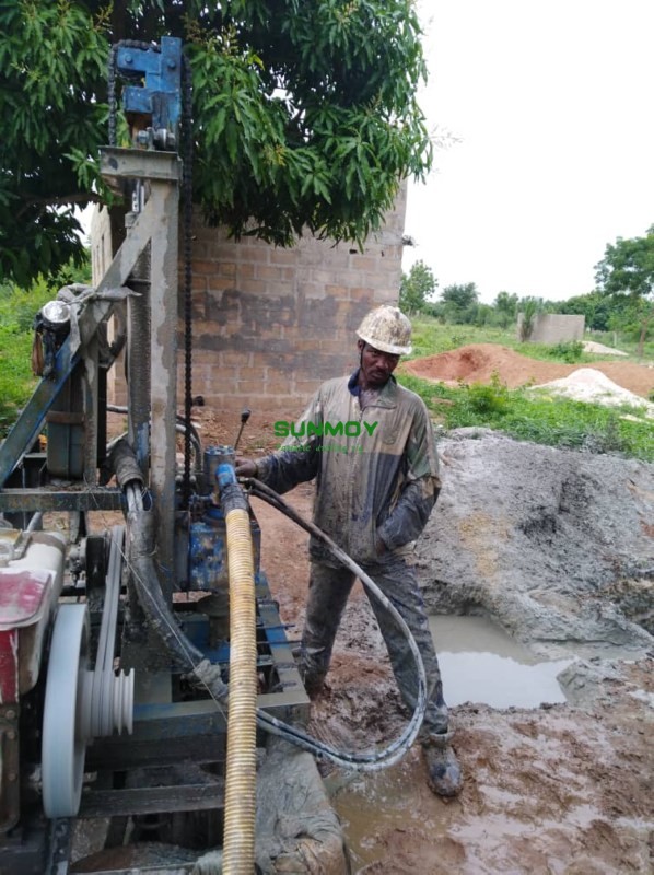 HG260D borehole well drilling rig in Senegal