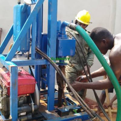 HG260D borehole well drilling rig in Senegal