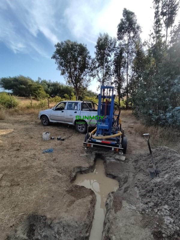 HF260D borehole drilling rig in Guatemala