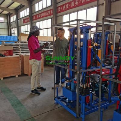 Senegalese Client Talla Samba Visits SUNMOY Drilling Rig Factory - 230925