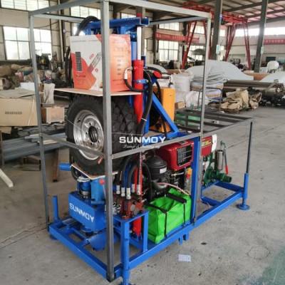 La foreuse de puits d'eau SUNMOY HF300D est livrée au Honduras