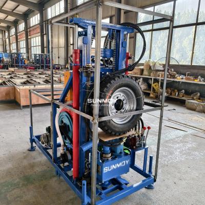 This HF300D water well drilling rig is being delivered to Mali in Africa.